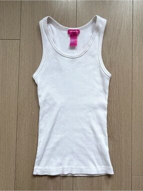 Y2K Triple Five Soul Women’s White Ribbed Tank Muscle Tee